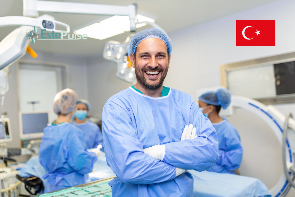 Turkish bariatric surgeon smiling